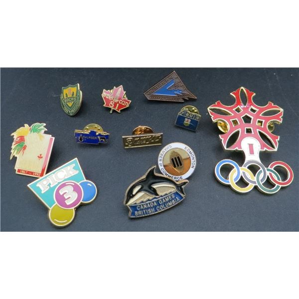 Lot of 11 Various Collector Pins