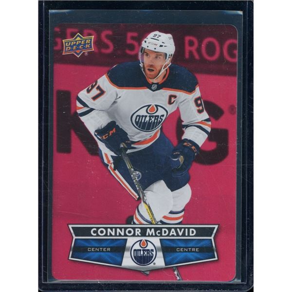 2021-22 Upper Deck Tim Hortons Red Die Cuts #DC21 Connor McDavid