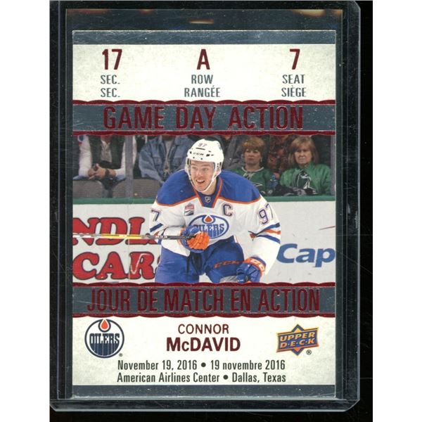 2017-18 Upper Deck Tim Hortons Game Day Action #GDA7 Connor McDavid