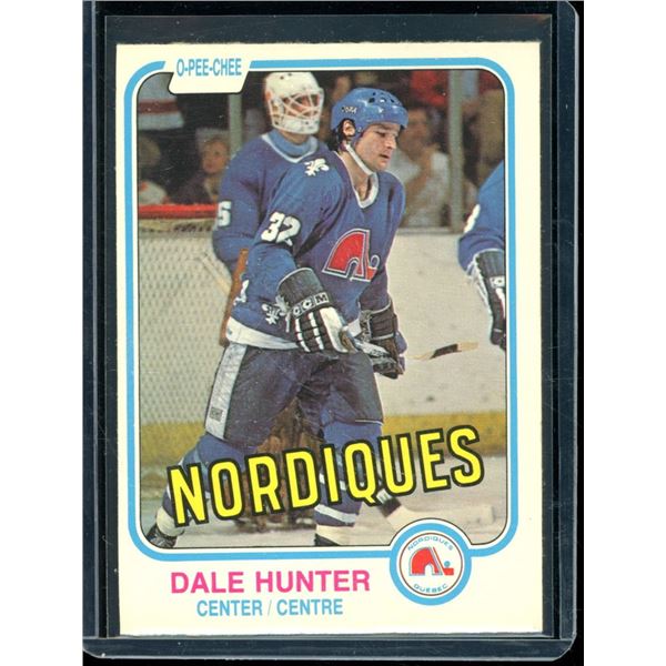 1981-82 O-Pee-Chee #277 Dale Hunter RC