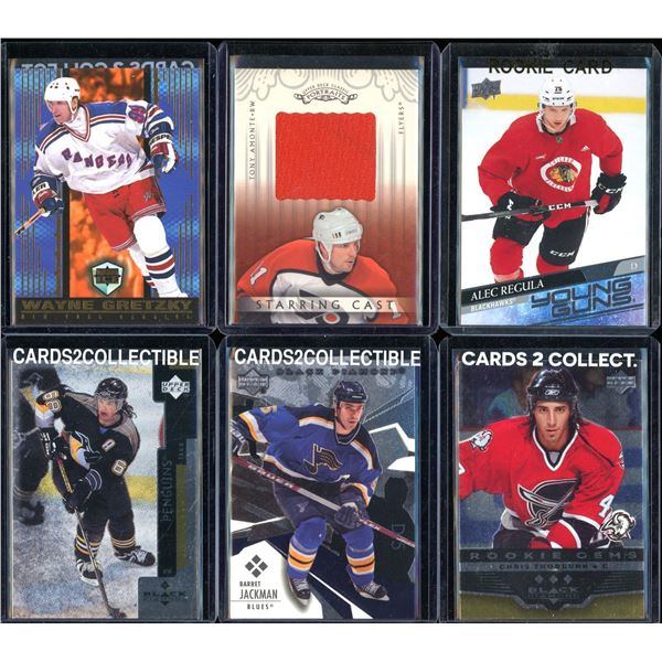 Lot Of 6 Hockey Rookies & Insert Cards