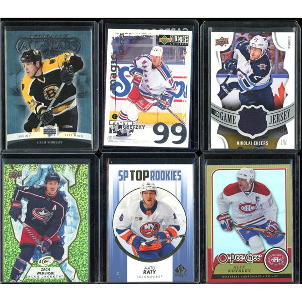 Lot Of 6 Hockey Rookies & Insert Cards