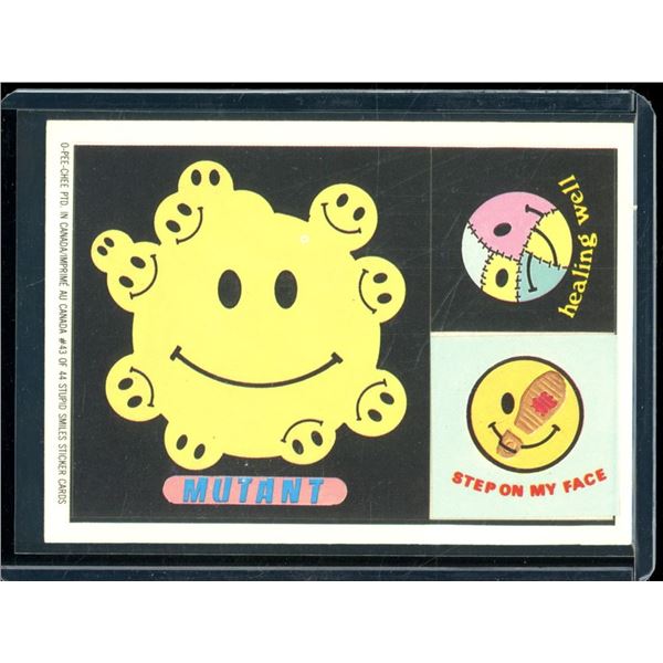 1989 O-Pee-Chee Stupid Smiles #43 Go to Hell!