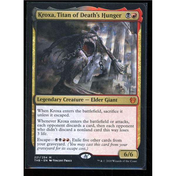 Magic the Gathering Kroxa, Titan of Death's Hunger Theros Beyond Death