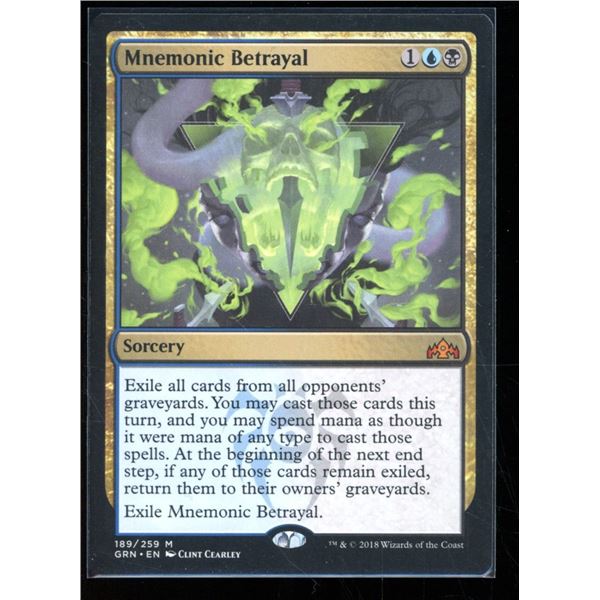 Magic the Gathering Mnemonic Betrayal Guilds of Ravnica