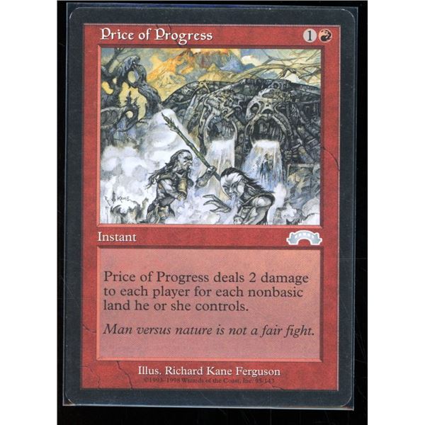 Magic the Gathering Price of Progress Exodus