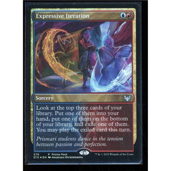 Magic the Gathering Expressive Iteration FOIL Strixhaven: School of Mages