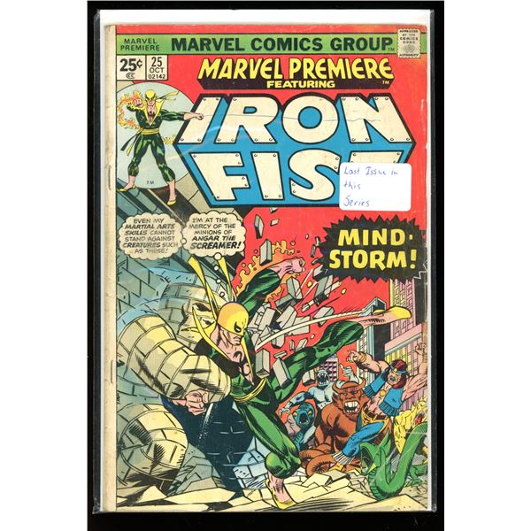 Marvel Premiere Featuring Iron Fist #25