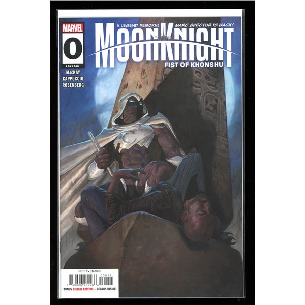Marvel A Legend Reborn! Marc Spector is Back MoonKnight First Of Khonshu #0 (new never read)