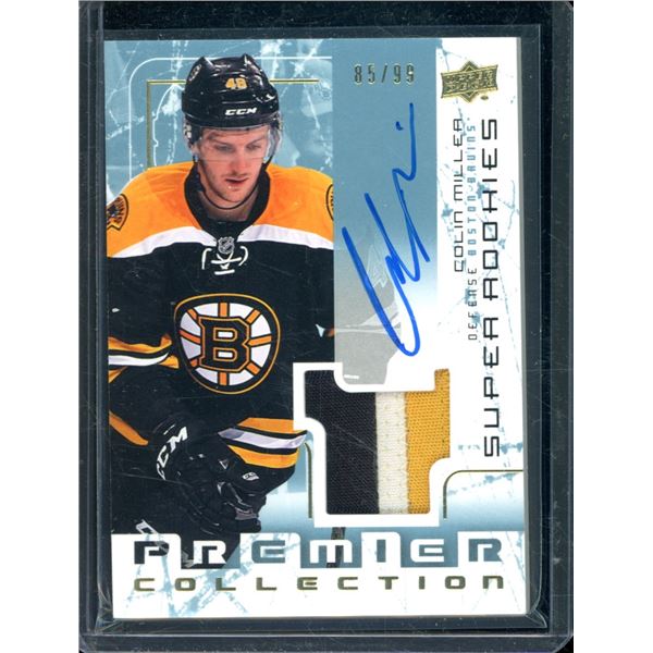 2015-16 Upper Deck Premier '03-04 Tribute Rookies Autograph Patches Colin Miller 85/99 BV $40