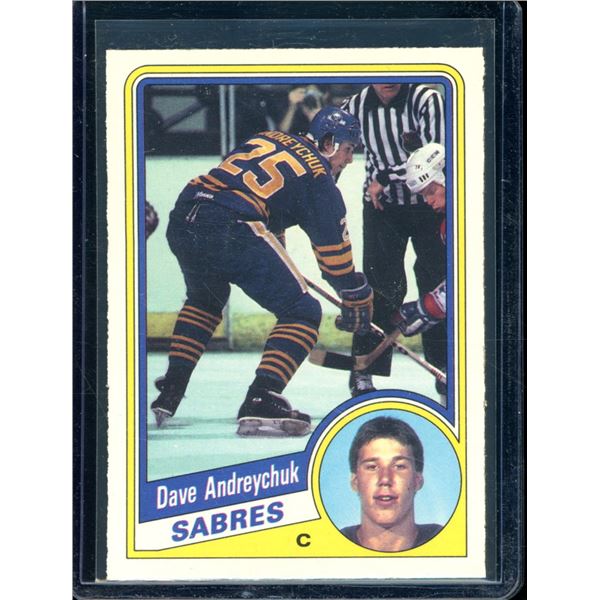 1984-85 O-Pee-Chee #17 Dave Andreychuk RC BV $35