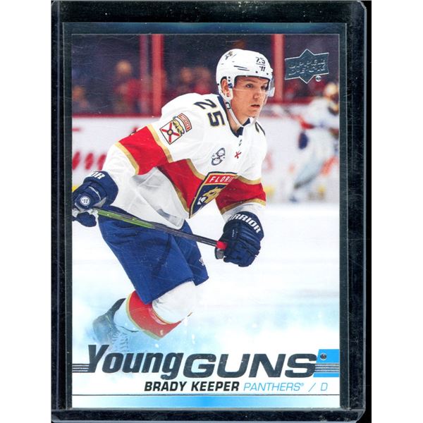 2019-20 Upper Deck #216 Brady Keeper YG RC