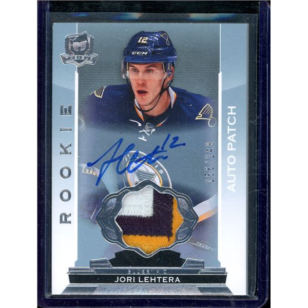 2014-15 The Cup #172 Jori Lehtera JSY AU RC 156/249 BV $40