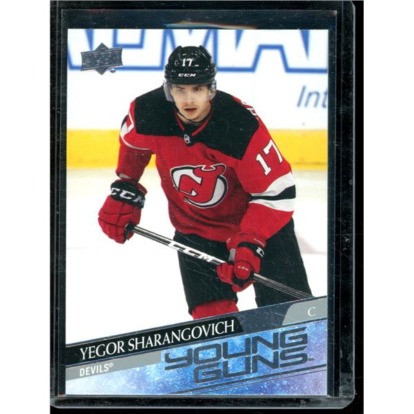 2020-21 Upper Deck #489 Yegor Sharangovich YG RC