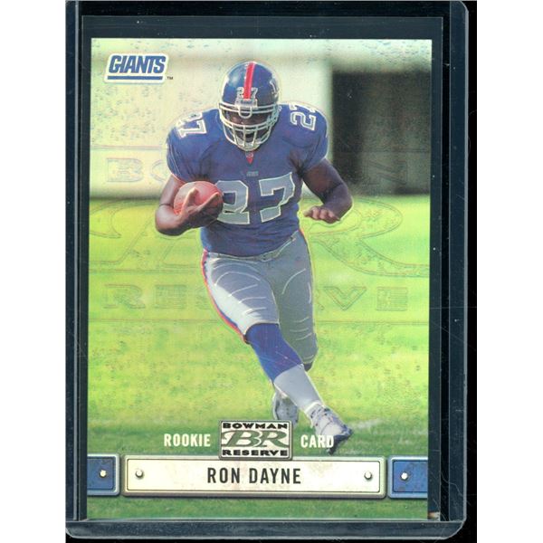 2000 Bowman Reserve #8 Ron Dayne RC 768/999