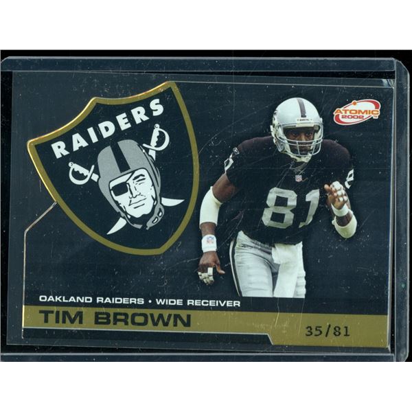2002 Atomic Gold #68 Tim Brown 35/81