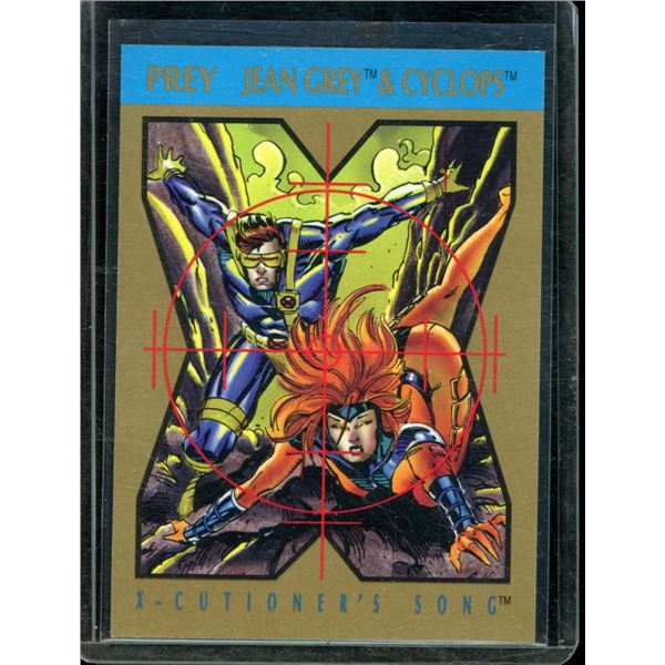 1992 SkyBox X-Men X-Cutioner's Song #9 Jean Grey and Cyclops