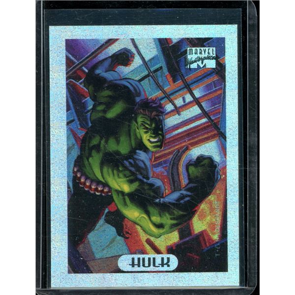 1994 Fleer Marvel Masterpieces Holofoil Silver #4 Hulk