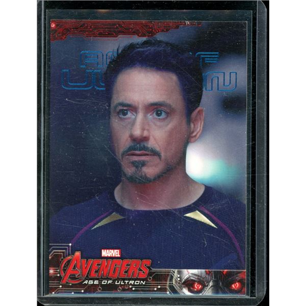 2015 Upper Deck Avengers Age of Ultron Blue #19 Tony Stark 197/199