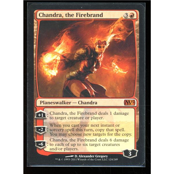 Magic the Gathering Chandra, the Firebrand Magic 2012