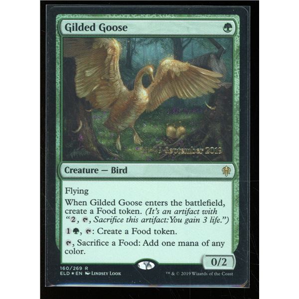Magic the Gathering Gilded Goose FOIL Date Stamped Promo Throne of Eldraine