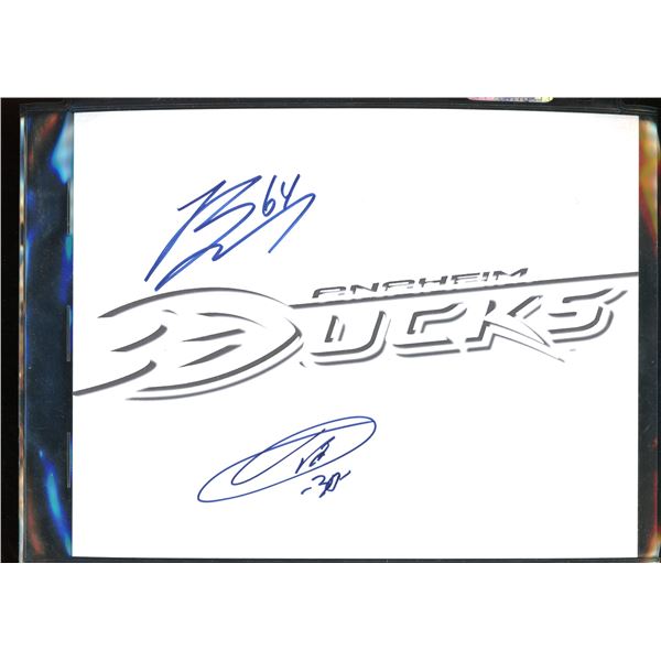 Anahaeim Ducks 8x10 Photo Autographed By Mikael Granlund & Oscar Dansk