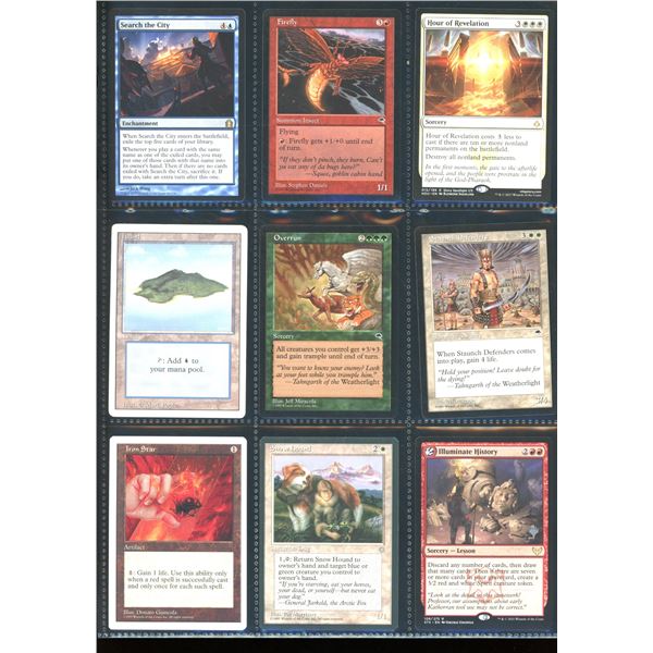 Lot Of 9 Various Magic The Gathering Cards Various Sets & Colors