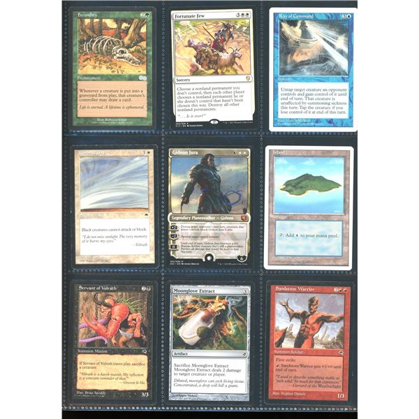 Lot Of 9 Various Magic The Gathering Cards Various Sets & Colors