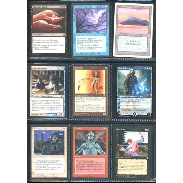 Lot Of 9 Various Magic The Gathering Cards Various Sets & Colors
