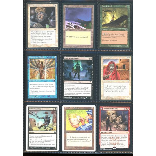 Lot Of 9 Various Magic The Gathering Cards Various Sets & Colors