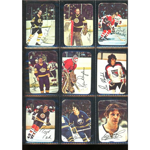 1977-78 O-Pee-Chee Glossy Lot Of 9 Various Players