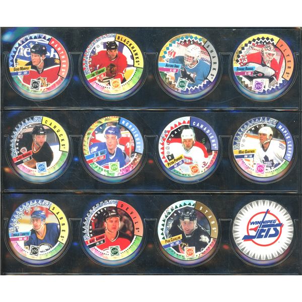 1994-95 Canada Games NHL Lot of 12 Various Pogs