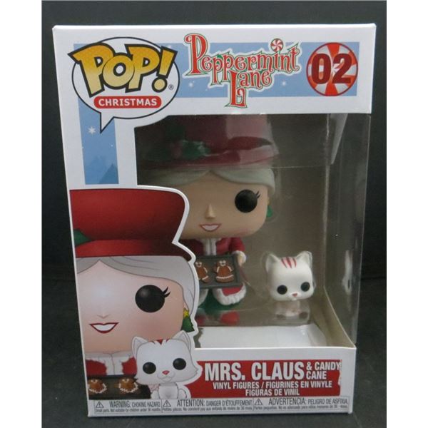 New Funko Pop Peppermint Lane Mrs. Claus & Candy Cane #02 BV $35