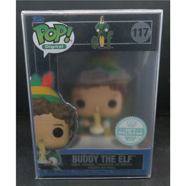 New Funko Pop NFT Elf Buddy The Elf #117 Limited /1600 With soft Protector BV $100