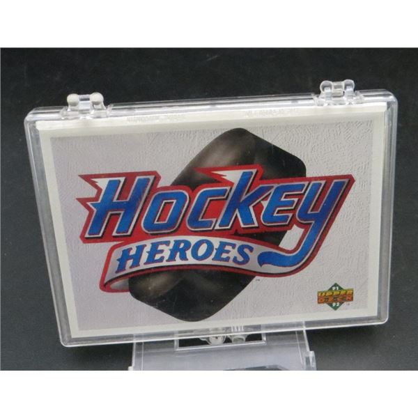 1991-92 Upper Deck Brett Hull Heroes Hockey Set Of 10 Cards With Short Print Header Card