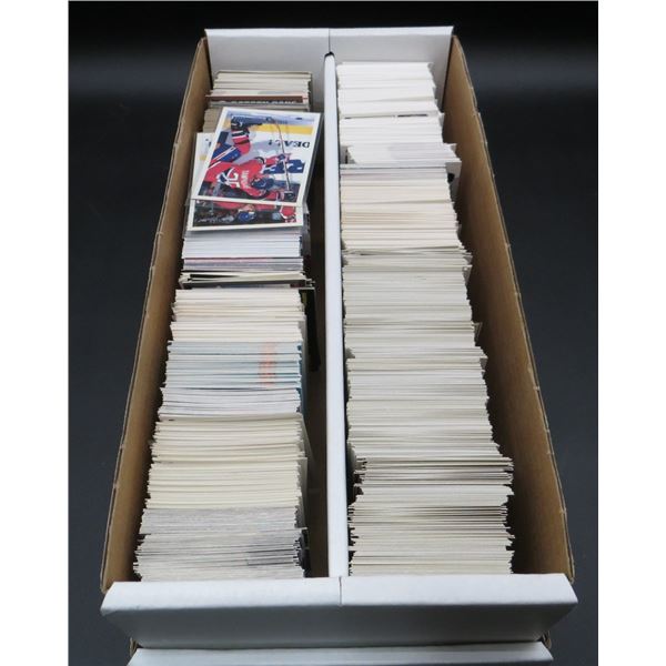1600 Count Box Of Donated Hockey Cards Various Years, Teams & Players