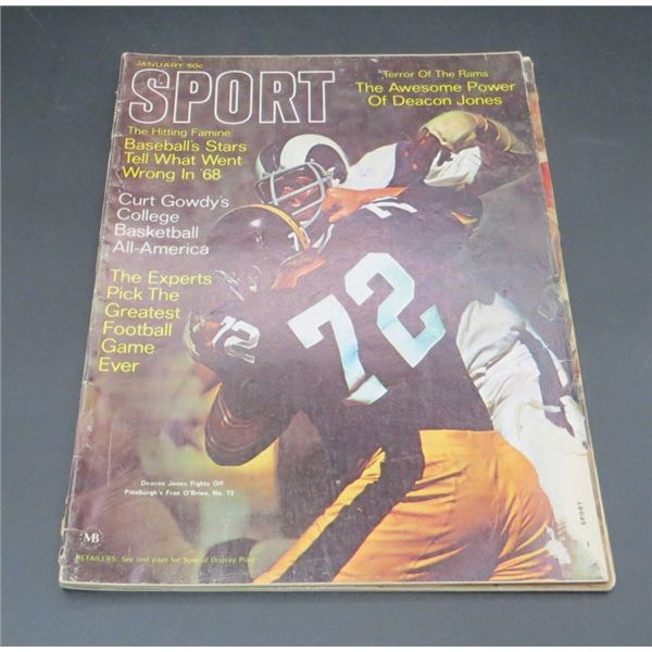 Vintage January 1969 Sport Magazine