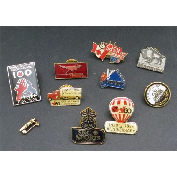 Lot of 10 Various Collector Pins