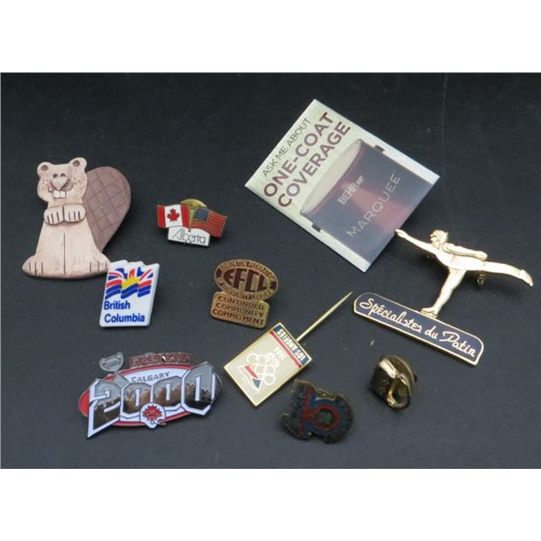 Lot of 10 Various Collector Pins