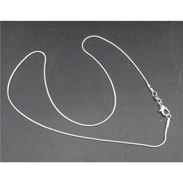 .925 Silver Snake Chain 18"