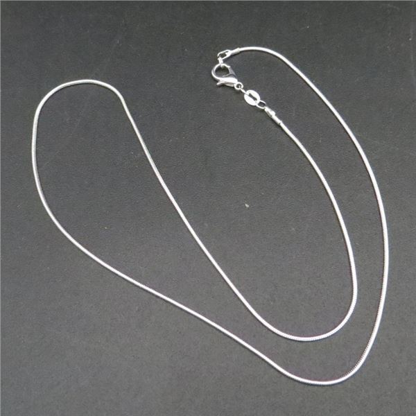 .925 Silver Snake Chain 18"