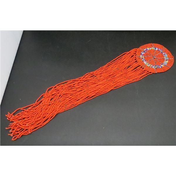Native Indian Dress Beads Piece 15" Long