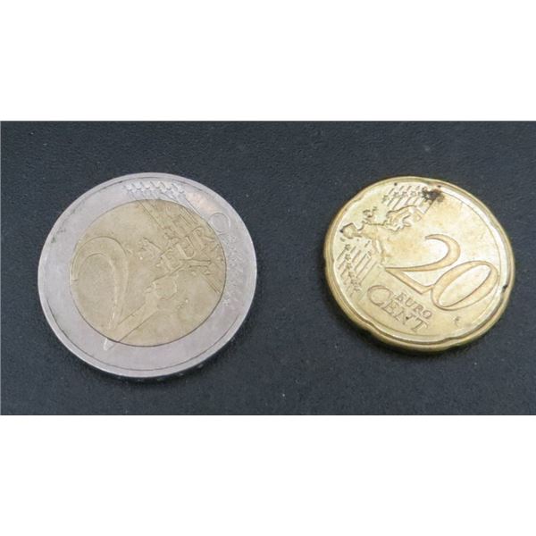Lot of 2 Euro Coins 20 Cent & 2 Euro
