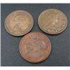 Image 2 : 3x Canadian Pennies 1953