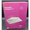 Image 1 : New Staples #9 White Premium Gummed Envelopes - 3-7/8" x 8-7/8" - 500 Pack (retails $70)