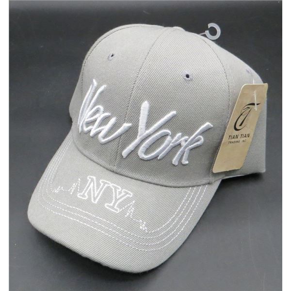 New New York NY Grey Baseball Cap