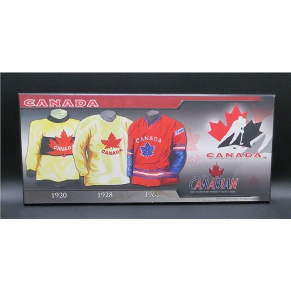 Molson Canadian Team Canada Hockey Wall Plaque 16" long x 7" High