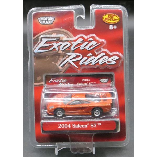 Motor Max 1/64 Diecast Car Exotic Rides Orange 2004 Saleen s7