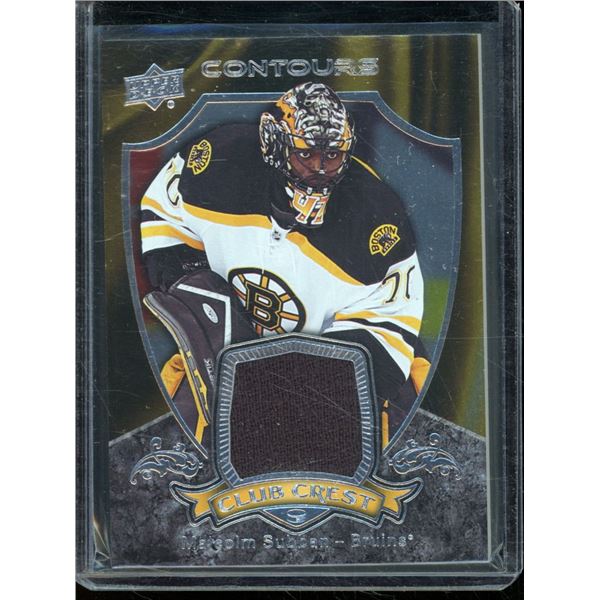 2015-16 Upper Deck Contours Club Crest Jerseys #CC3 Malcolm Subban