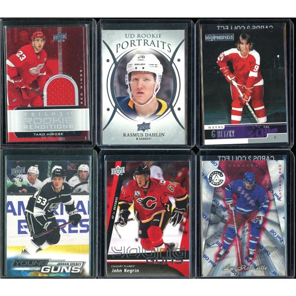 Lot Of 6 Various Hockey Cards Inserts & Rookies